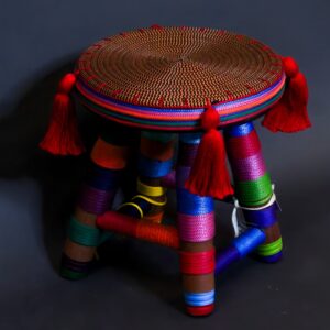 Banqueta P vermelho —  Gina Elimelek & Claudia Chilaze