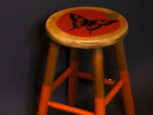 Banqueta G  borboleta -  Ju Amora