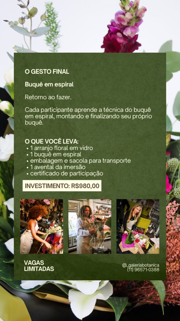 Galeria Botânica|Imersão Floral 2016