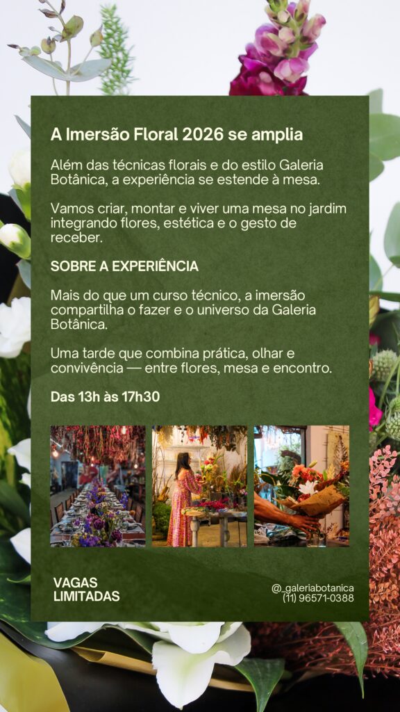 Galeria Botânica|Imersão Floral 2016